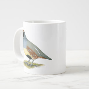 Gambel's Desert Quail Large Coffee Mug