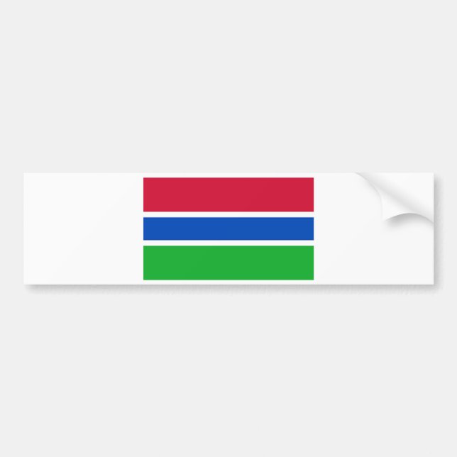 GAMBIA BUMPER STICKER (Front)