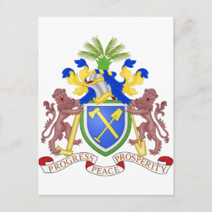 Gambia Coat Of Arms Postcard