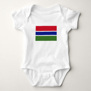 Gambia Flag Baby Bodysuit