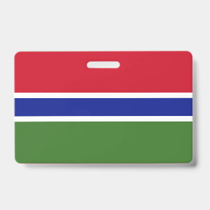 Gambia flag badge