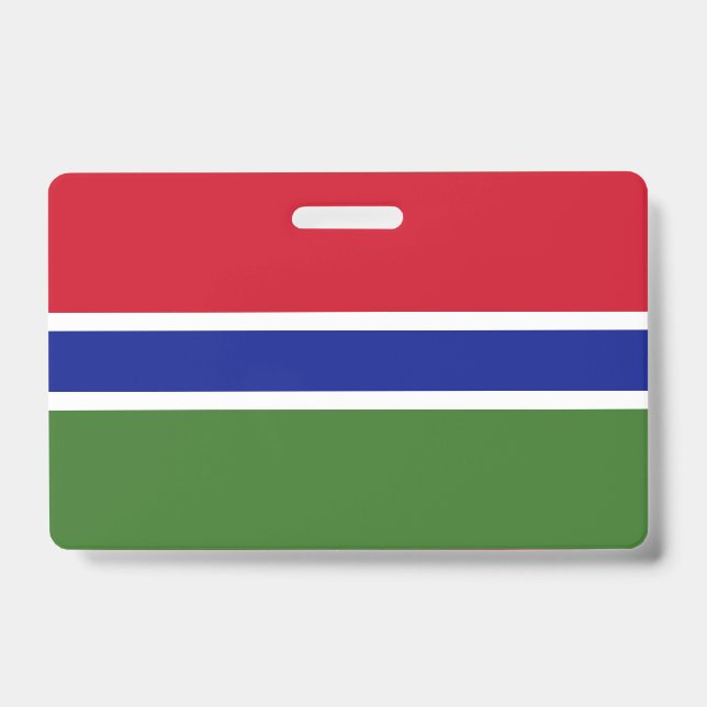 Gambia flag badge (Front)