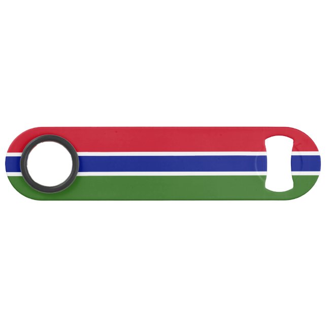 Gambia Flag Bar Key (Front (Horizontal))