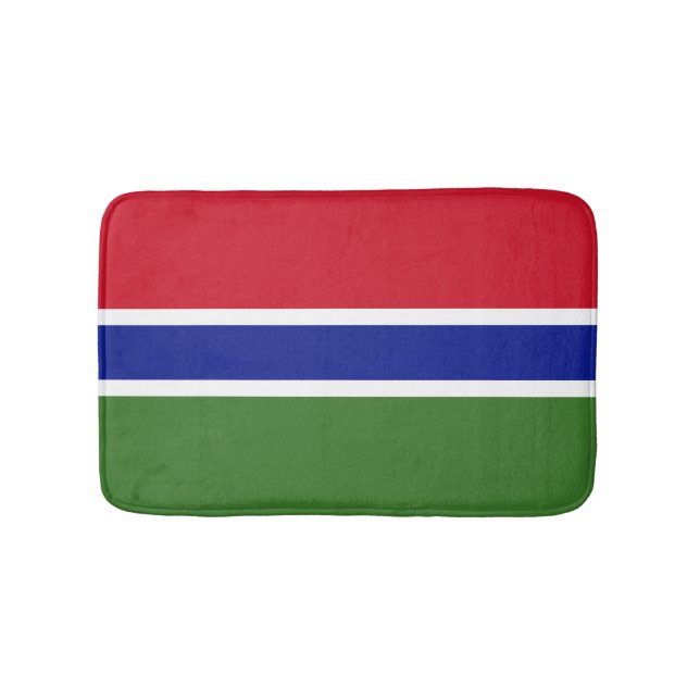 Gambia flag bath mat (Front)