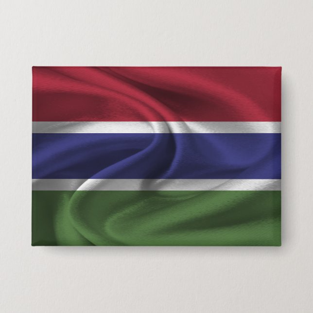 Gambia Flag Button (Front)