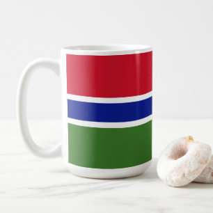 Gambia flag coffee mug