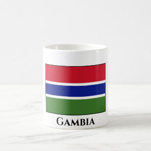 Gambia Flag Coffee Mug