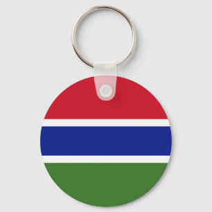 Gambia Flag Keychain