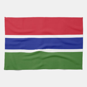Gambia Flag Kitchen Towel