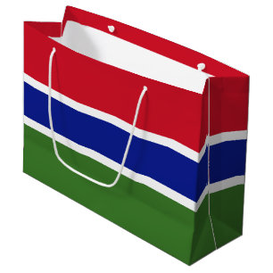 Gambia Flag Large Gift Bag