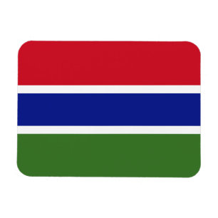 Gambia Flag Magnet