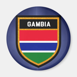Gambia Flag Magnet