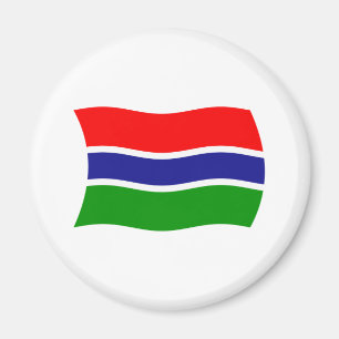 Gambia Flag Magnet