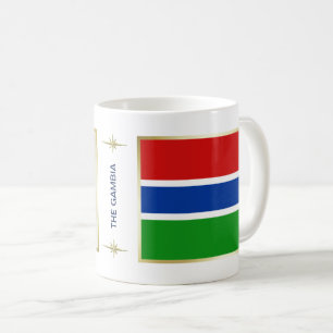Gambia Flag + Map Mug