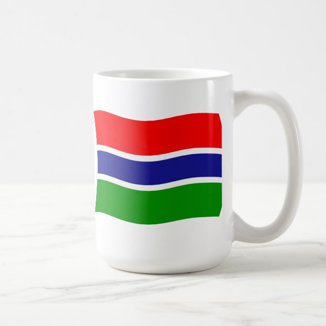 Gambia Flag Mug (Right)