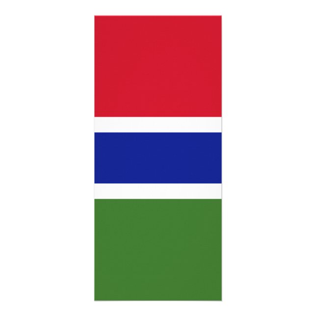 Gambia flag rack card (Front)