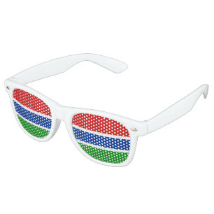 Gambia Flag Retro Sunglasses