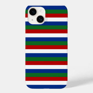 gambia flag stripes country pattern symbol red gre Case-Mate iPhone 14 case