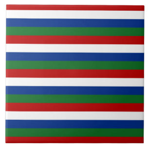 gambia flag stripes country pattern symbol red gre tile