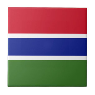 Gambia Flag Tile
