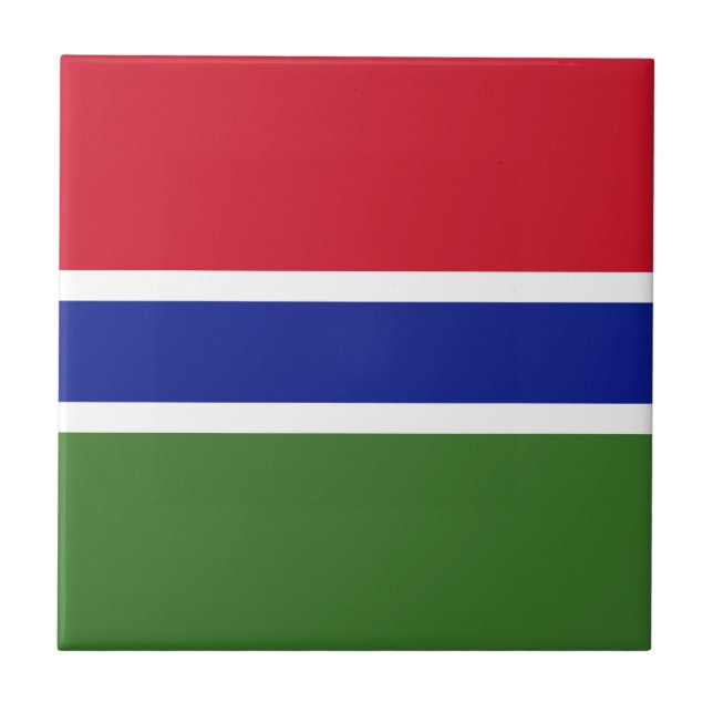 Gambia flag tile (Front)