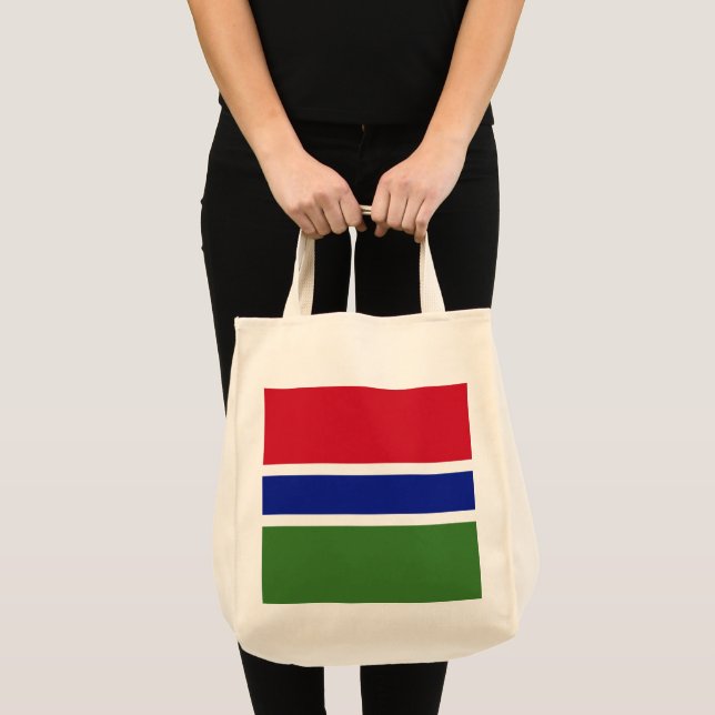 Gambia flag tote bag (Front (Product))