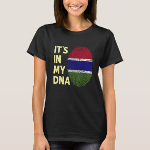 Gambia In My Dna Gambian Flag Team Gambia 1 T-Shirt