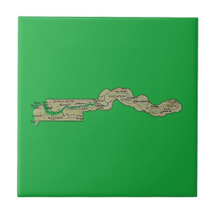 Gambia Map Tile