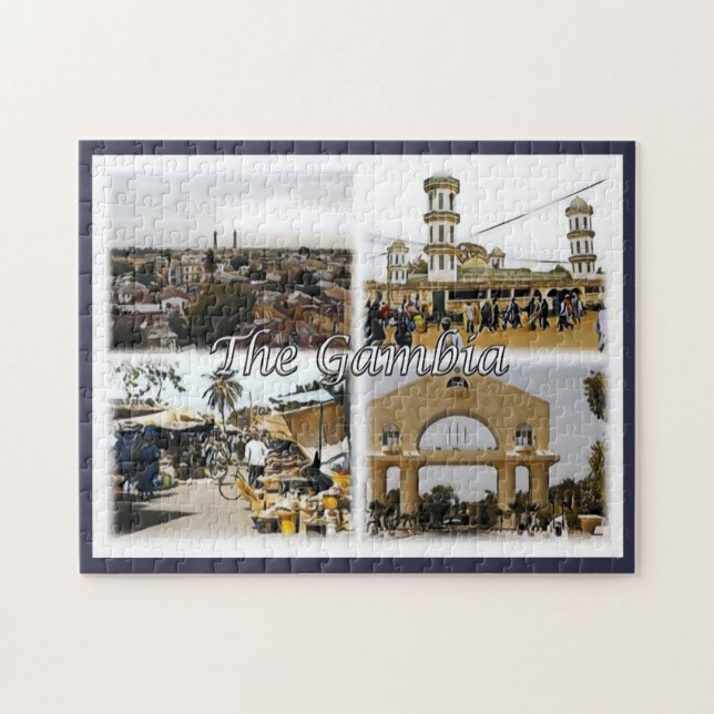 Gambia - Mosaic - Jigsaw Puzzle (Horizontal)