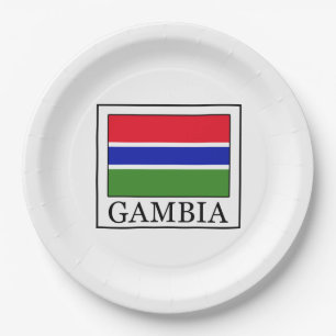 Gambia Paper Plate