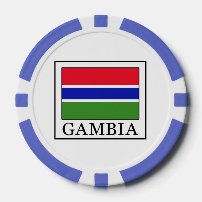 Gambia Poker Chips (Front)