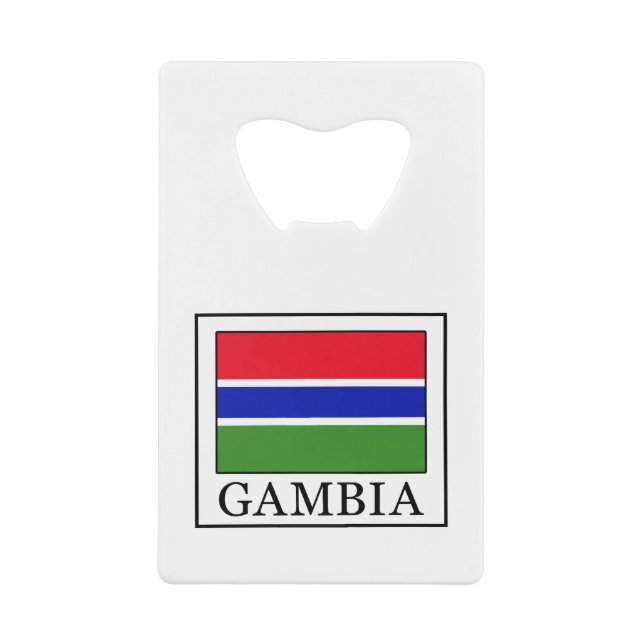 Gambia Wallet Bottle Opener (Front)