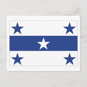 Gambier Islands flag Postcard