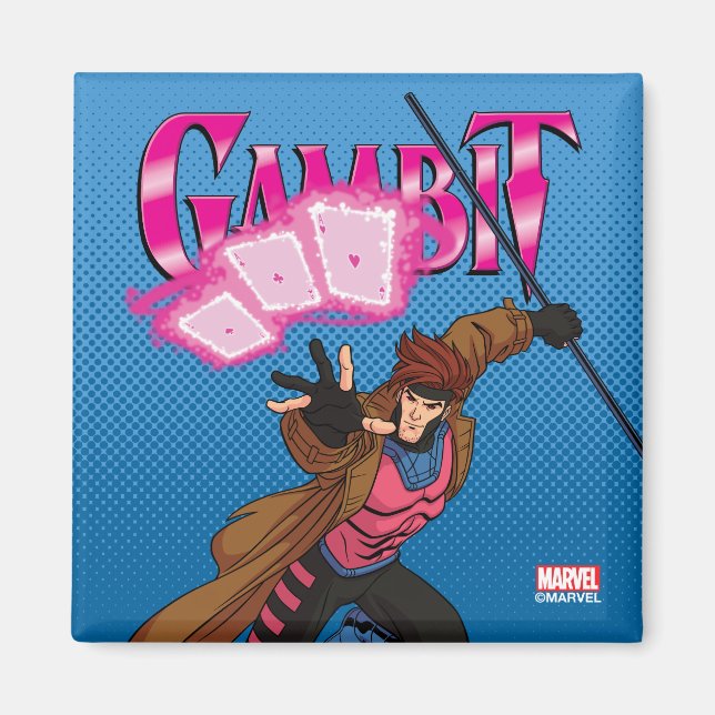 Gambit Character Pose Magnet (Front)