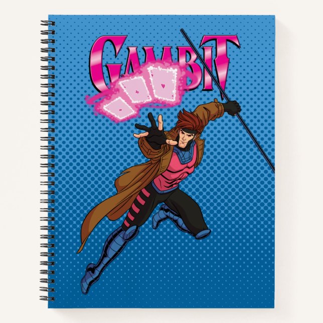 Gambit Character Pose Notebook (Front)