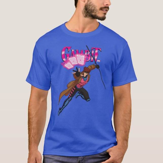 Gambit Character Pose T-Shirt (Front)