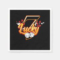 Gambler Casino Lucky 7 Seven Dice Game Gambling