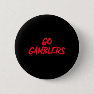 Gamblers Houston Football Tailgate 2 Inch Round Button