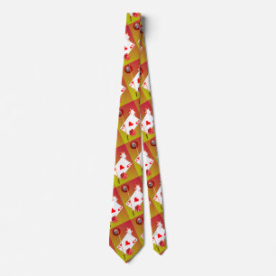 Gambler's Paradise Ace Hearts, Poker, Dice, Pool Tie