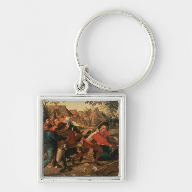 Gamblers Quarrelling Keychain (Front)