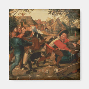 Gamblers Quarrelling Magnet