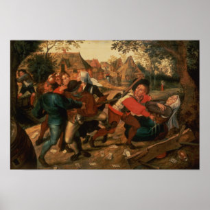 Gamblers Quarrelling Poster