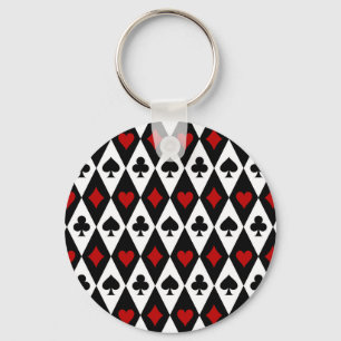 Gambling Blackjack Card Player Casino Las Vegas Keychain