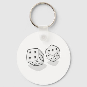 Gambling Dice Keychain