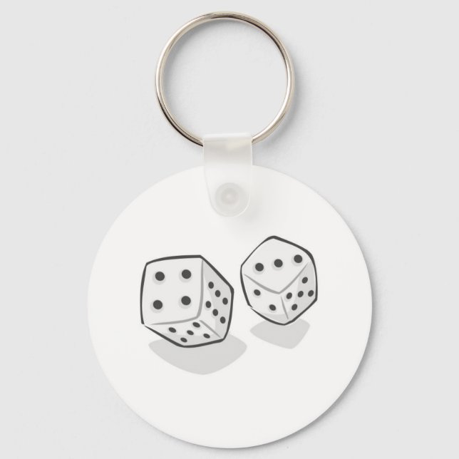Gambling Dice Keychain (Front)