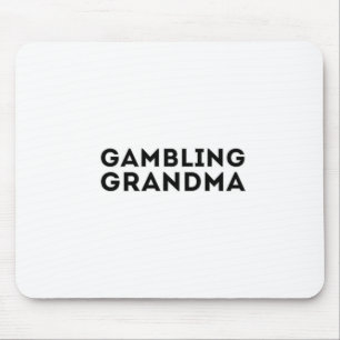 Gambling Grandma Mouse Pad