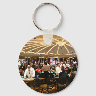 Gambling Roulette Casino Gamble Money Vegas Keychain