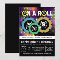 Gambling roulette chips vegas party disco