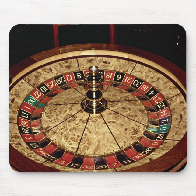 Gambling, roulette mouse pad (Front)