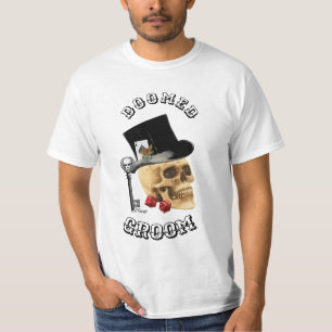 Gambling skull,  doomed groom bachelor party T-Shirt